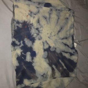 tie dye crew neck